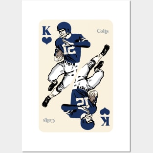 Indianapolis Colts King of Hearts Posters and Art